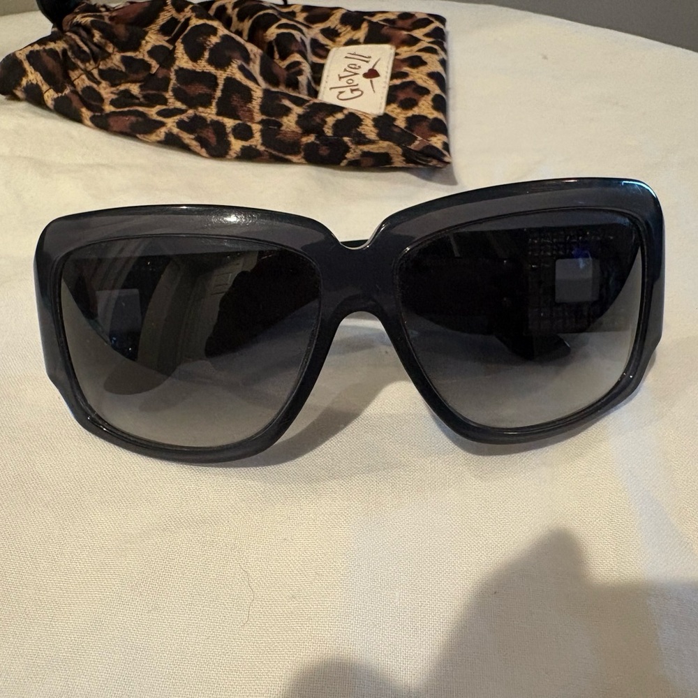 Bulgari Black Oversized Sunglasses